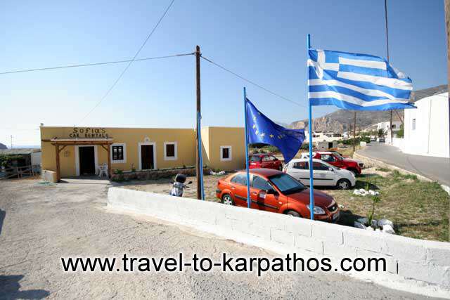 SOFIAS CAR RENTAL  CAR RENTAL IN  ARKASA - KARPATHOS